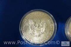 2-1 oz. .999 Fine Silver Rounds.
