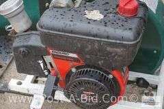 Cyclone Rake Lawn Vacuum, With Tecumseh 5 HP Engine, Hoist For Lawn Mower,