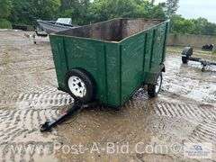 Shop Built 4' x 8' Trailer, 3' Sides, Lights, 1 7/8" Ball, Lifetime License