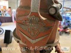 6 HP Mercury Outboard Motor, Owner Stated, "40's Era, Complete Motor- But D