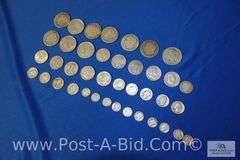 10-Silver Dollars Years 1886-1924, 10-Silver Half Dollars Years 1940-1964,