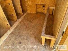 Chicken Coop, Owner Stated, "Fully Insulated And Vented," 5 Nesting Boxes, Boards Mounted On Roof To