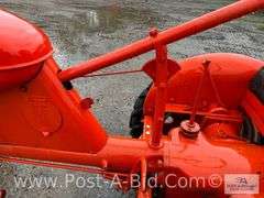 Restored Allis Chalmers B Tractor With Crank Start, PTO. Runs And Drives.