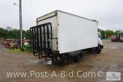 2008 International CF500 VT 275 16' Box Truck With 10' Fold-Up Ramp, Diesel