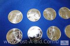 10 x 1 oz. .999 Fine Silver Rounds.