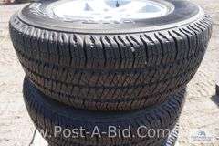 4-Wrangler-Goodyear Tires And Rims, 255/75 R17, Jeep Rims.
