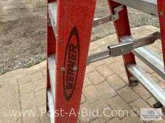 Warner 4' Heavy Duty Double Step Ladder.
