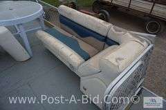1973 Weeres 24' Pontoon, No Motor, Has Anchor, Rope, And Table, License # M