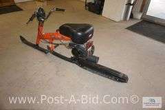 Vintage 1979-1980's Sno Runner With 134cc, 2 Stroke Single Cylinder Motor,