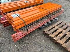 Pallet Racking 3-36" x 10' Sturdibuilt Uprights, 12-92" x 5" Sturdibuilt Beams, With 24-Sturdibuilt 
