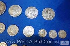 2-Silver Dollars 1899 and 1921, 3-Silver Halve Dollars 1937, 1957 and 1964,
