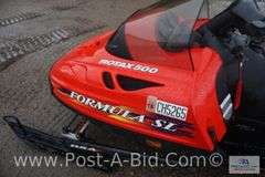 1998 Bombardier 500 Snowmobile, MN DNR CH5265, Owner Stated, "Needs Carb Wo