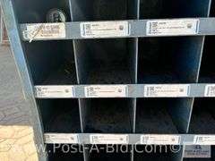 Large Bolt Bins 36" W x 12" D x 42" T.