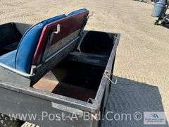 Tandem Trailer Cart With Removable Bus Seat.