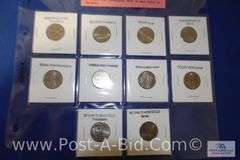 Westward Journey Nickel Series Set-10 Full Coin Set 2004-2006.