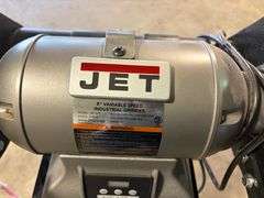 Jet 8" Variable Speed Grinder ON Stand With Manual, Works.
