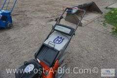 Husqvarna 21" Self Propelled Lawn Mower, Model 65021 ES, Runs But Idling Ga
