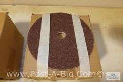 2-Boxes of 48 Pieces 7" Scotch Pads For Grinders, Owner Stated, "Works On R