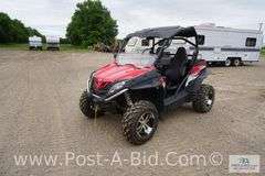 2015 CF Moto Z Force 800 EX Side By Side With 4,970 Miles, 4x4.