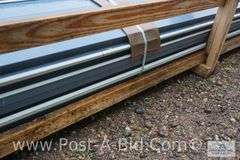 EM15- 1211 CF Wall 12 24 Ga AZ50 Kynar Tahoe Blue Sheet Metal, Approx. 36 P