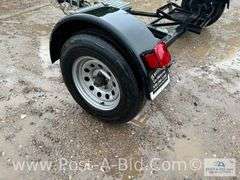 American Car Dolly With Ramps, Straps, Electric Brakes, 205/75 R14, Tires,