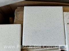 Pallet Of Ceramic Tile, 4" Square, Approx. 30 Boxes, All White.