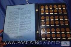 Lincoln Cent Book 1: 1909-1995, 252 Coins, 6 Short Of A Full Set, Whitman C