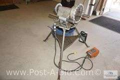 Ridgid 300 Power Threading Machine, With Blue Tote, With Cutters, Dyes And