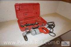 Milwaukee 1/2" Right Angle Drill, In Case.