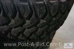 4- Side By Side Tires: 2 Front Tires Are- 27 x 9 x 12 And 2 Rear Tires Are-