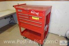 US General Red Tool Chest, 30" L x 41" T x 19" W, 5 Drawer, No Key.