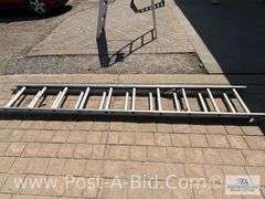 Werner 20' Aluminum Extension Ladder, D-1120-2X.