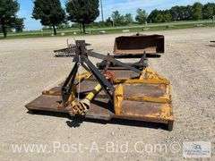 Heavy Duty 7' Mower With 2 Heavy Duty Trailing Wheels, Adjusting Link Clutc