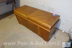 Vintage Cedar Chest, 46" L x 20 1/2" T x 17", No Key.