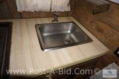 Leer Slide in Pick Up Camper, 1977, 8 1/2' Has AC, Stove, Furnace, Bathroom