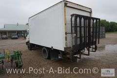 2008 International CF500 VT 275 16' Box Truck With 10' Fold-Up Ramp, Diesel