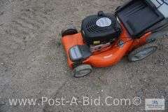 Husqvarna 21" Self Propelled Lawn Mower, Model 65021 ES, Runs But Idling Ga