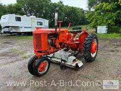 VAC Case, With 60" Belly Mower, Hydraulic Lift, Lights, 12 Volt,Dead Battery