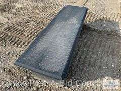 Black Truck Tool Box 5' Long By Tractor Supply, No Key.