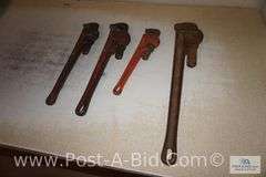 4-Pipe Wrenches, 1-24", 2-18", 1-14".