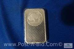 5 oz. Bar Of .999 Fine Silver.