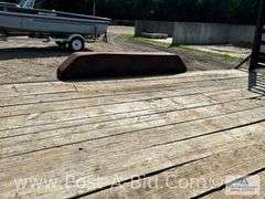 2015 Rice 18' Tandem Axle Trailer With Ramps, Pintle Hitch Hook Up, VIN# 4R