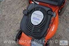 Husqvarna 21" Self Propelled Lawn Mower, Model 65021 ES, Runs But Idling Ga
