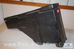3-Hard Plastic Fender Truck Bed Tool Box, With Ratchet Straps.