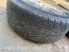 4-Goodyear Assurance Tires 225/60 R16 On Subaru Rims.