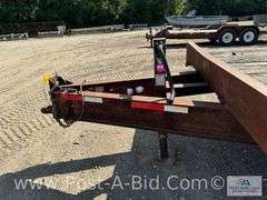 1999 Tow Master T20 Tandem Dual Axle Deck Over Trailer, 19' x 8' 6" With 5'
