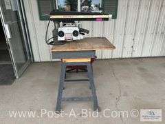 DeWalt Radial Arm Saw, 120 V, 3,450 RPM, Model 740 Powershop, 3" Cut, 2 HP,