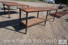 Metal Works Table, 9' x 28".