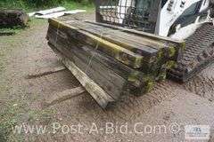 Bundle Of 8' Long Wood Cross Arms, Approx. 25 Each