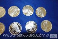10 x 1 oz. .999 Fine Silver Rounds.